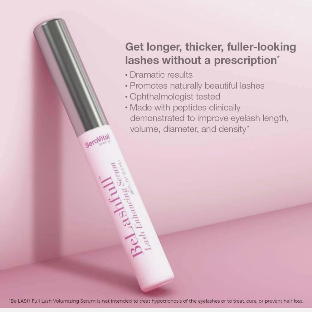 SeroVital Beauty Be Lash Full Eyelash Serum for Longer Thicker Fuller Lashes NEW - Picture 2 of 3